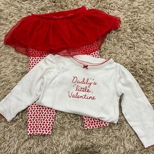 Carters Daddy’s Little Valentine 2 Piece Outfit
